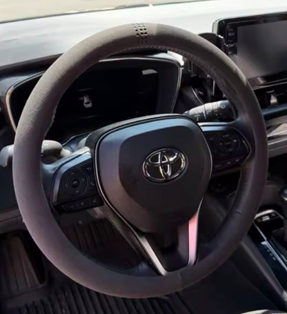 Couvre Volant Alcantara Noire