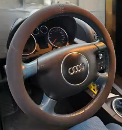 Couvre Volant Alcantara Noire