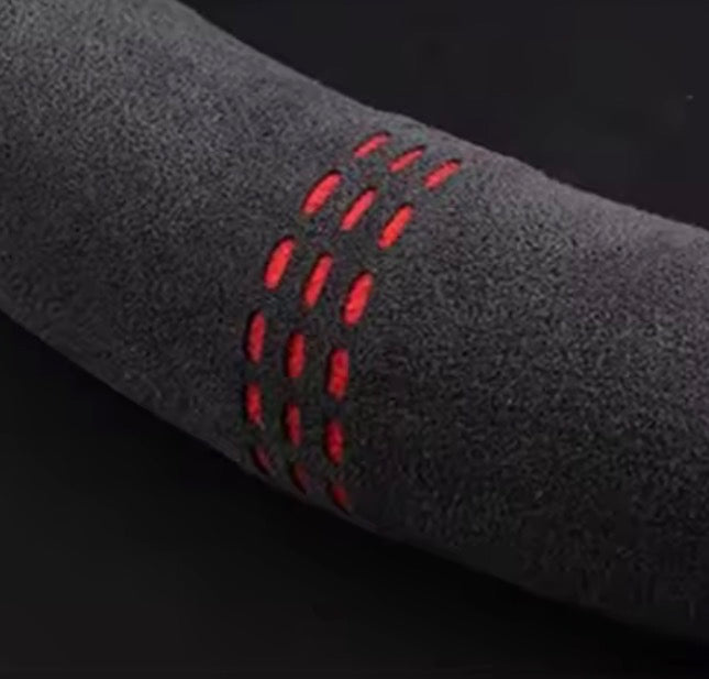 Couvre Volant Alcantara Rouge